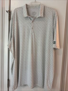 Huk Men’s  Printed Polo Shirt